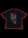 Crimson Abyss -Unisex Oversized Cotton T-Shirt