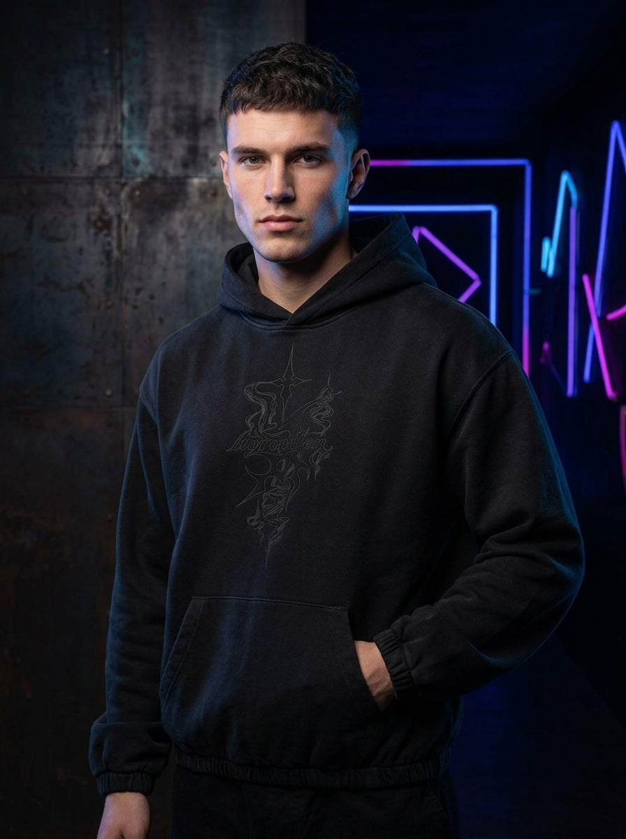 Boxy Cinched Hem Hoodie