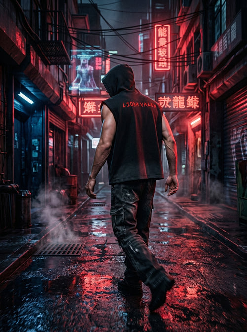 Black Sigil Sleeveless - Hoodie