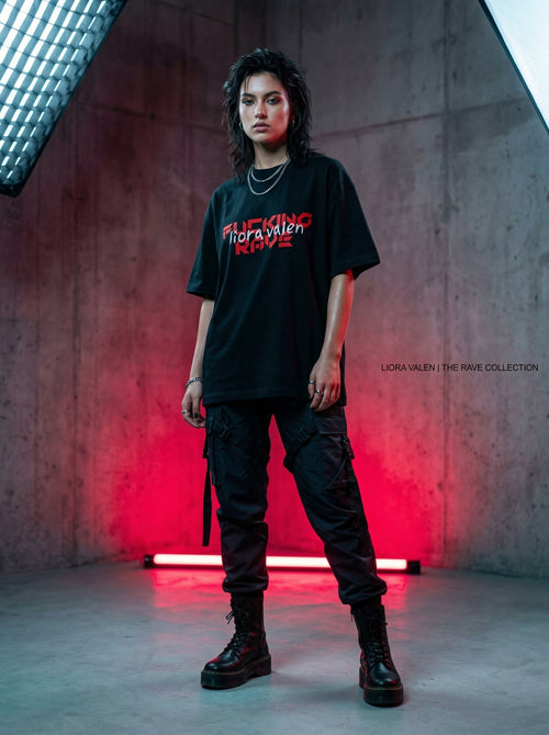 Chaos Script Rave Tee - Quick Dry