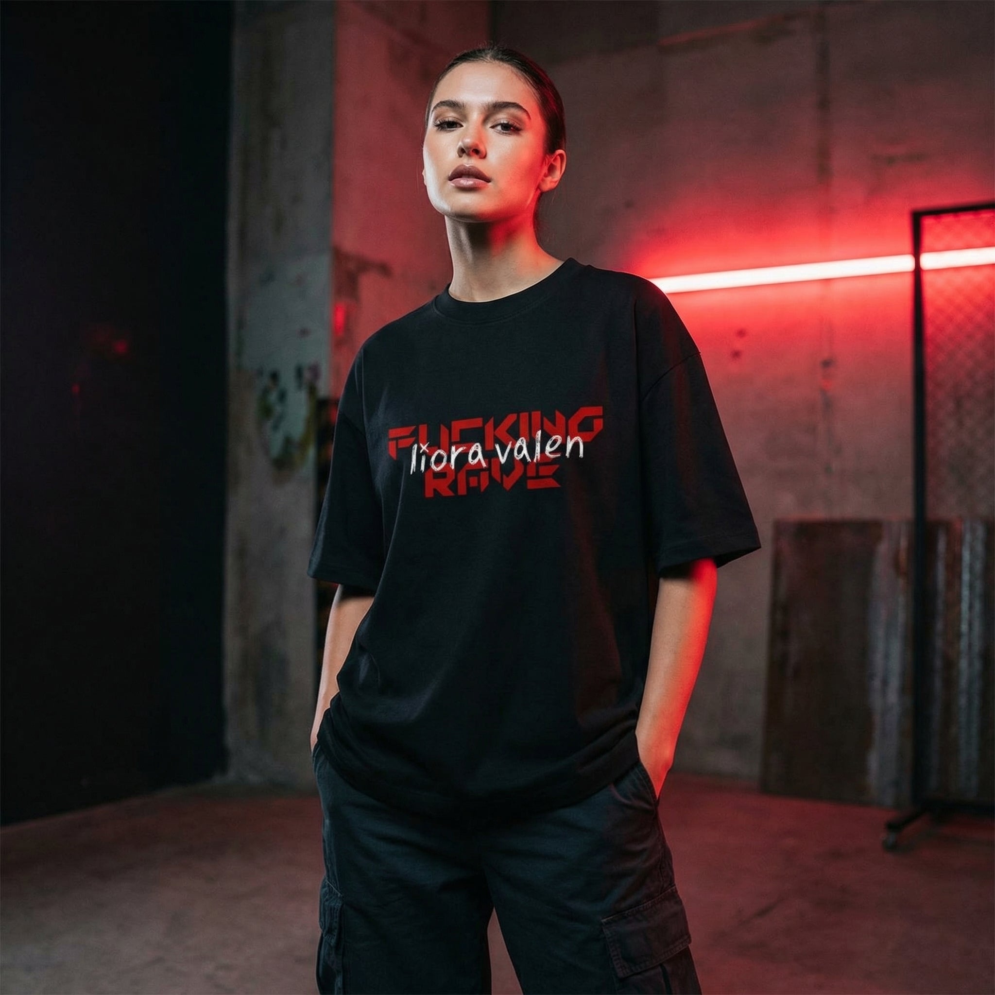 Chaos Script Rave Tee - Quick Dry