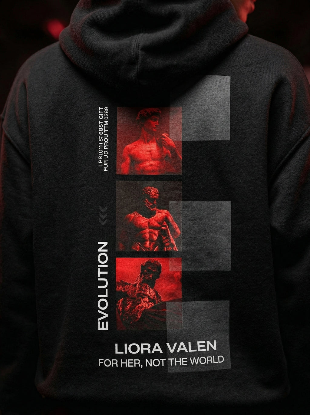 Evolution - Oversize Fleeced Hoodie